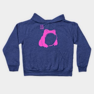 Matsumoto Hoji Pink Frog Kids Hoodie